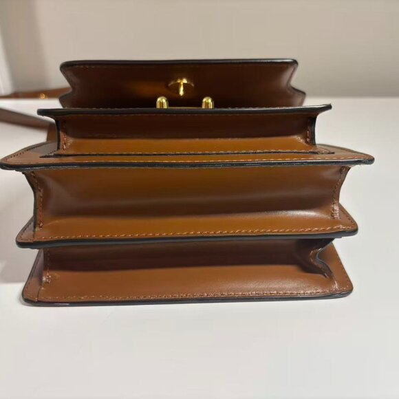 MARNI Brown Basket Trunk Bag - Picture 6 of 7